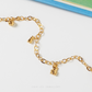 Star, Bear, Milk Bottle Charm Baby Anklet