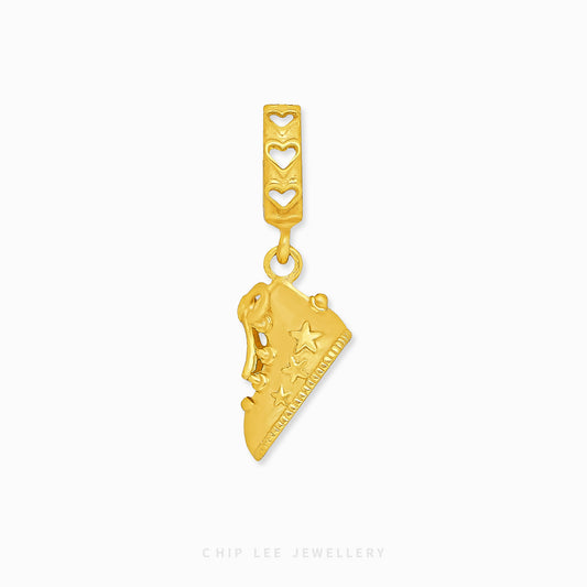 Sneaker Shoe Charm featuring a detailed sneaker design, symbolizing individuality, adventure, style, and a passion for sneakers for bracelets and necklaces.