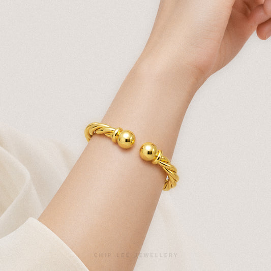 Spiral Cuff Bangle