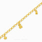 A gold chain bracelet with dangling charms, including a teddy bear, a star, and a small lantern, shown on a clean white background with the brand name 'CHIP LEE JEWELLERY' at the bottom.