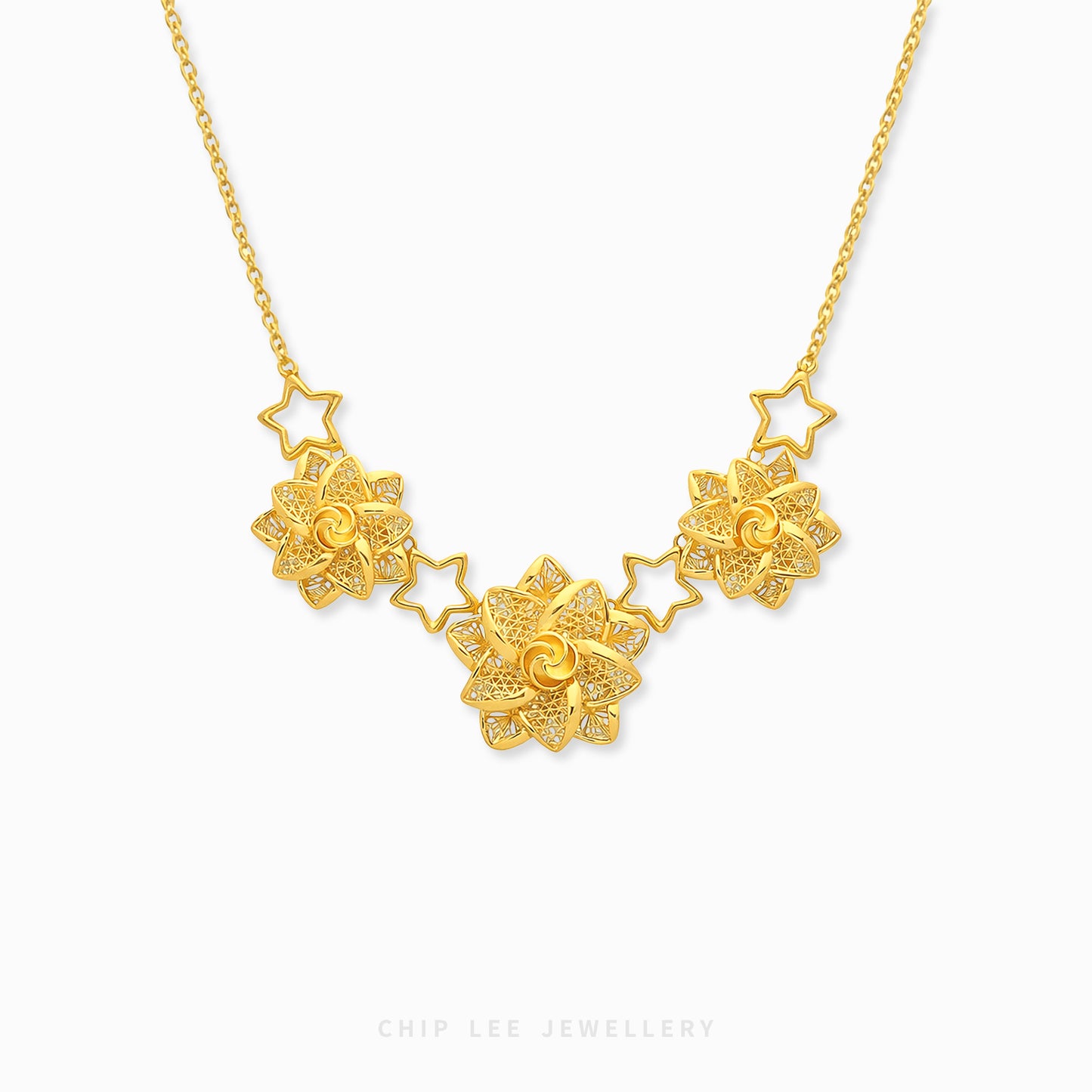 Starflower Cascade  Necklace