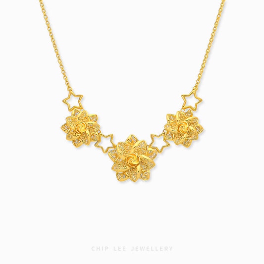 Starflower Cascade Necklace