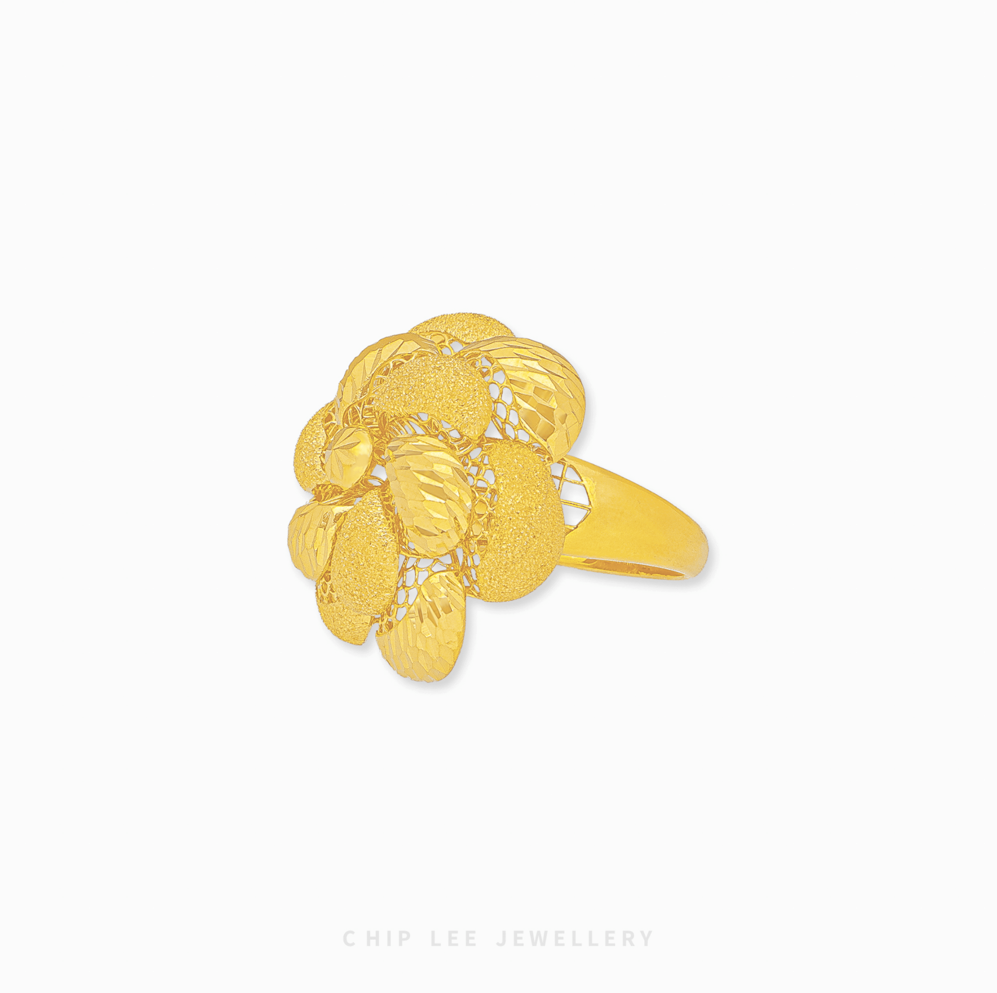 Statement Floral Ring with intricate floral design, elegant craftsmanship, and timeless beauty for modern women.