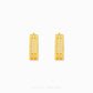 916 gold hexagon hoop earrings geometric studded design