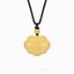 999 Pure Gold Flora Fortune (福) Rope Necklace | Gu Fa Jin (古法金) Collection