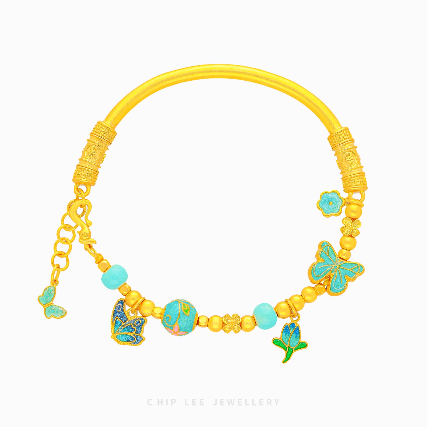 999 Pure Gold Butterfly Bracelet | Gu Fa Jin (古法金) Collection