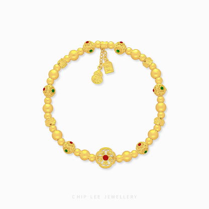 999 Pure Gold Charm Bracelet | Gu Fa Jin (古法金) Collection