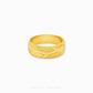 Gold ring with textured design on a white background, branded 'Chip Lee Jewellery'.