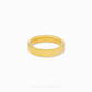 916 Gold Textured Ring by Chip Lee Jewellery, featuring a minimalist design with unique texture, adding subtle elegance to any outfit.