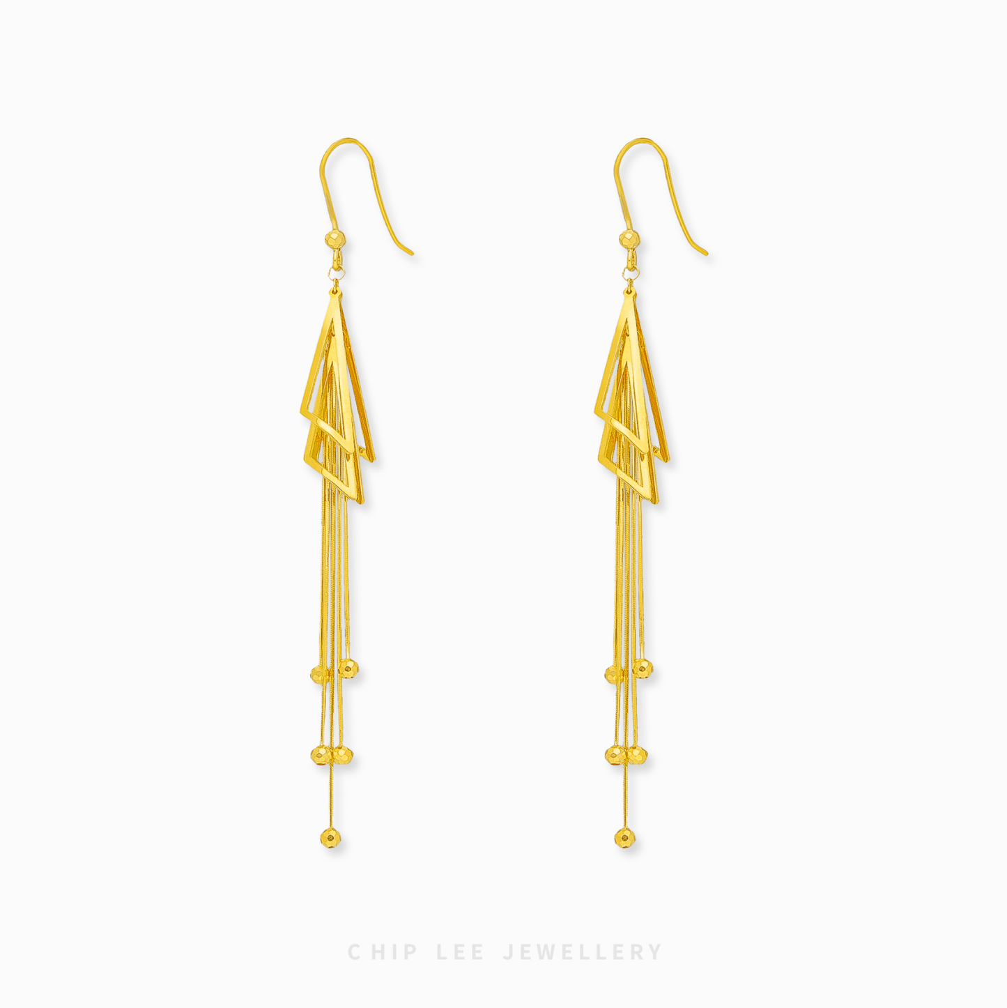 Trinity Tassel Earrings