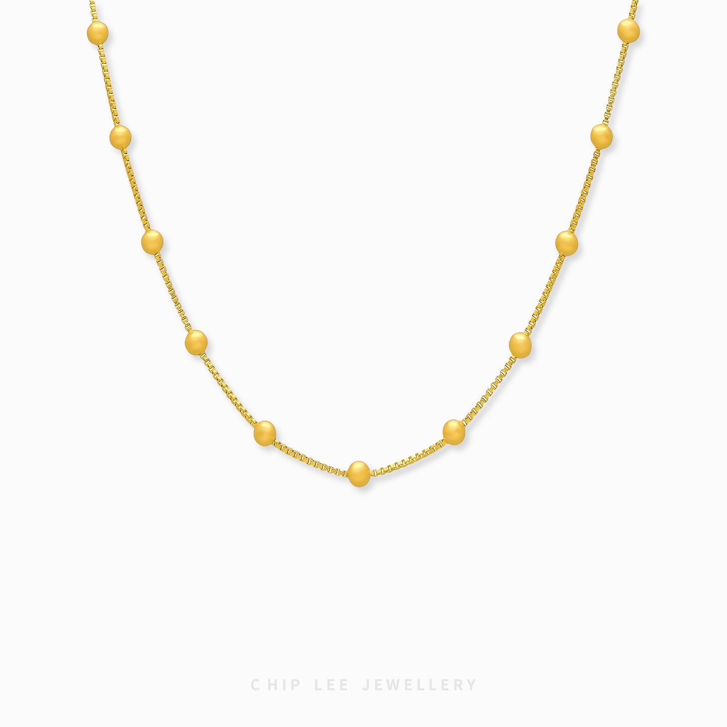 999 Pure Gold Beads Chain