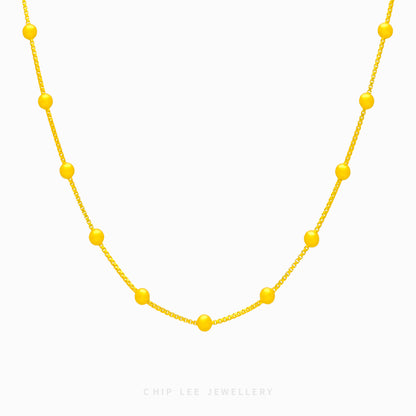 999 Pure Gold Beads Chain