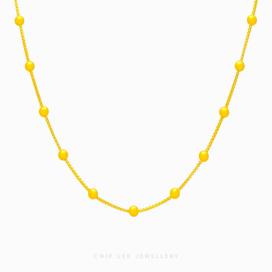 999 Pure Gold Beads Chain