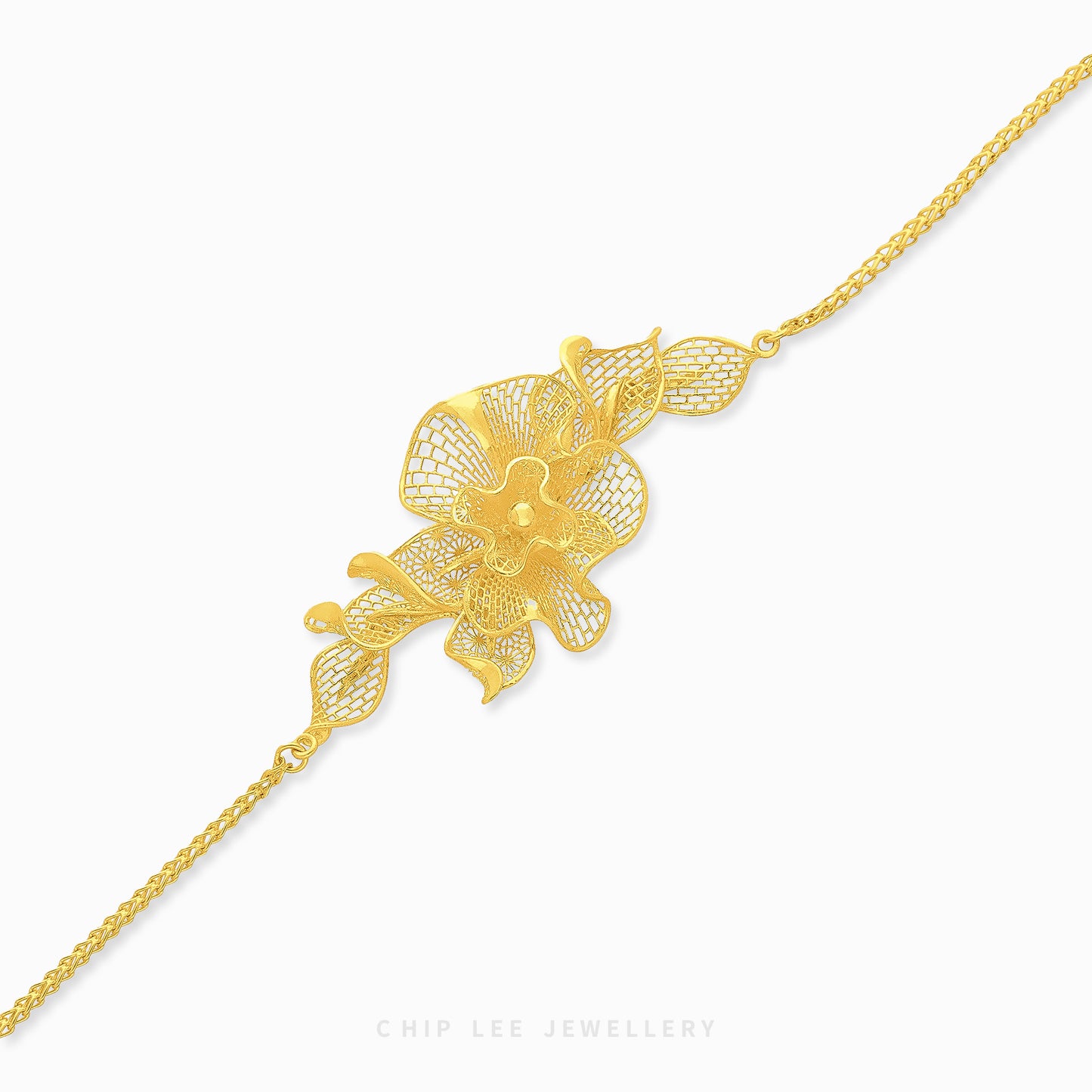 999 | 24K Gold Flora Bracelet