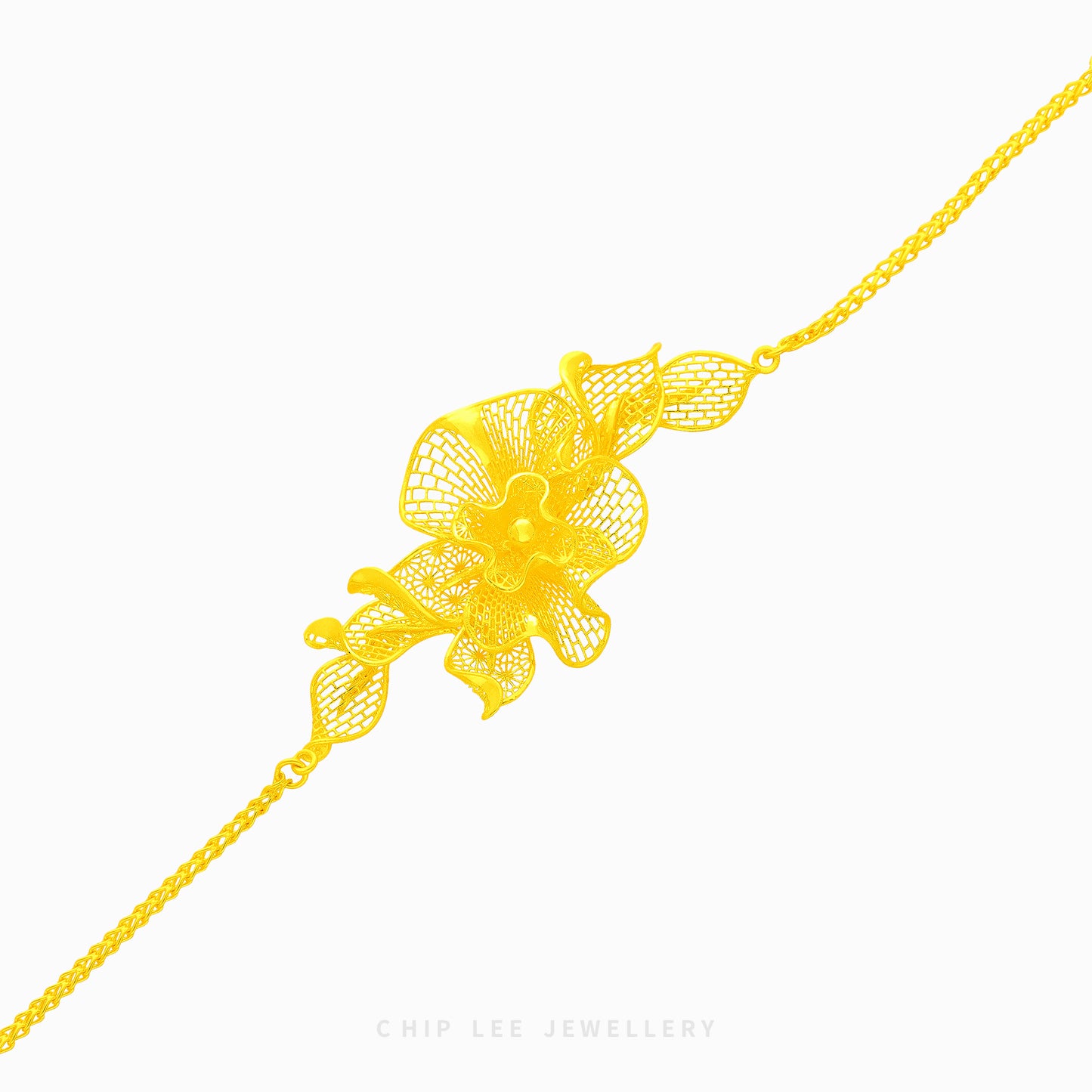 999 | 24K Gold Flora Bracelet