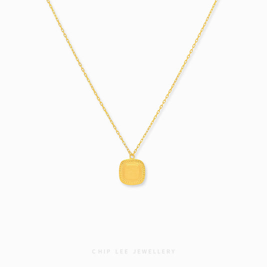 999 | 24K Gold Kare Necklace