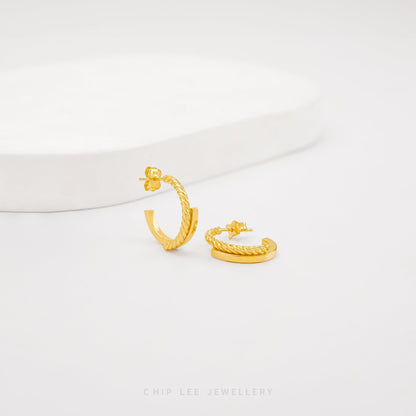 Cablespira Earrings