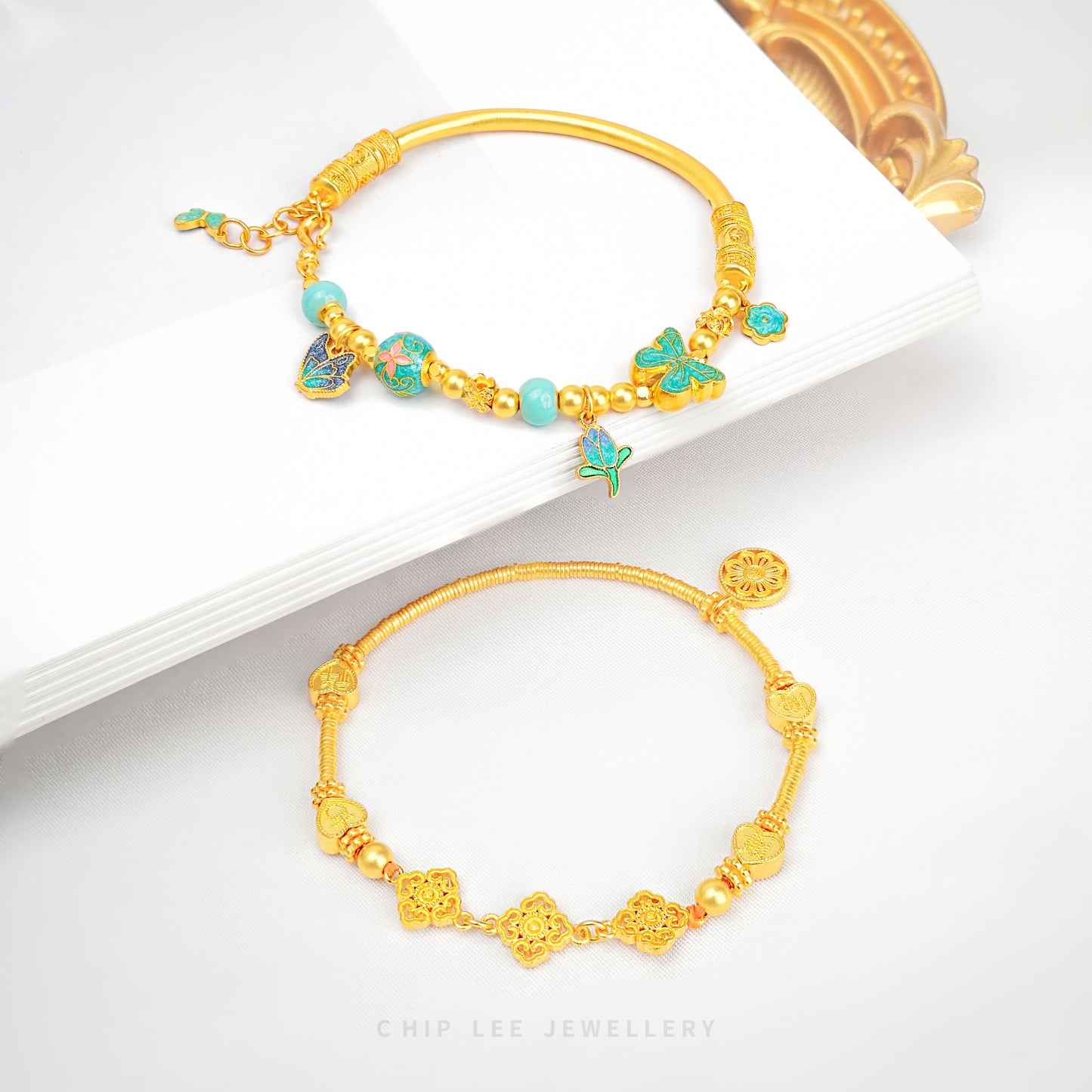 999 Pure Gold Gu Fa Jin Traditional Bracelet