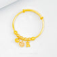 Bell, Abacus, Bear Charms Baby Bangle