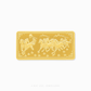 Gold bar with horse design on a white background, featuring the brand 'Chip Lee Jewellery'.