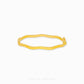 Wave Bangle in 916 gold, modern women’s bracelet, elegant and versatile jewellery for everyday wear or stacking