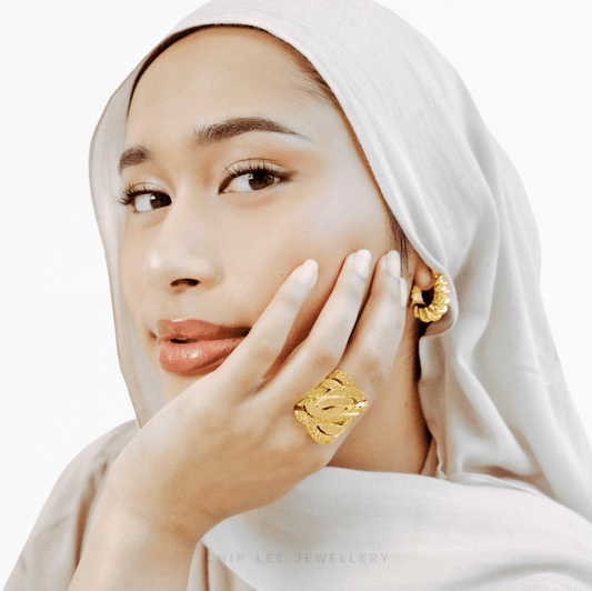 Matte Textured Coco Ring