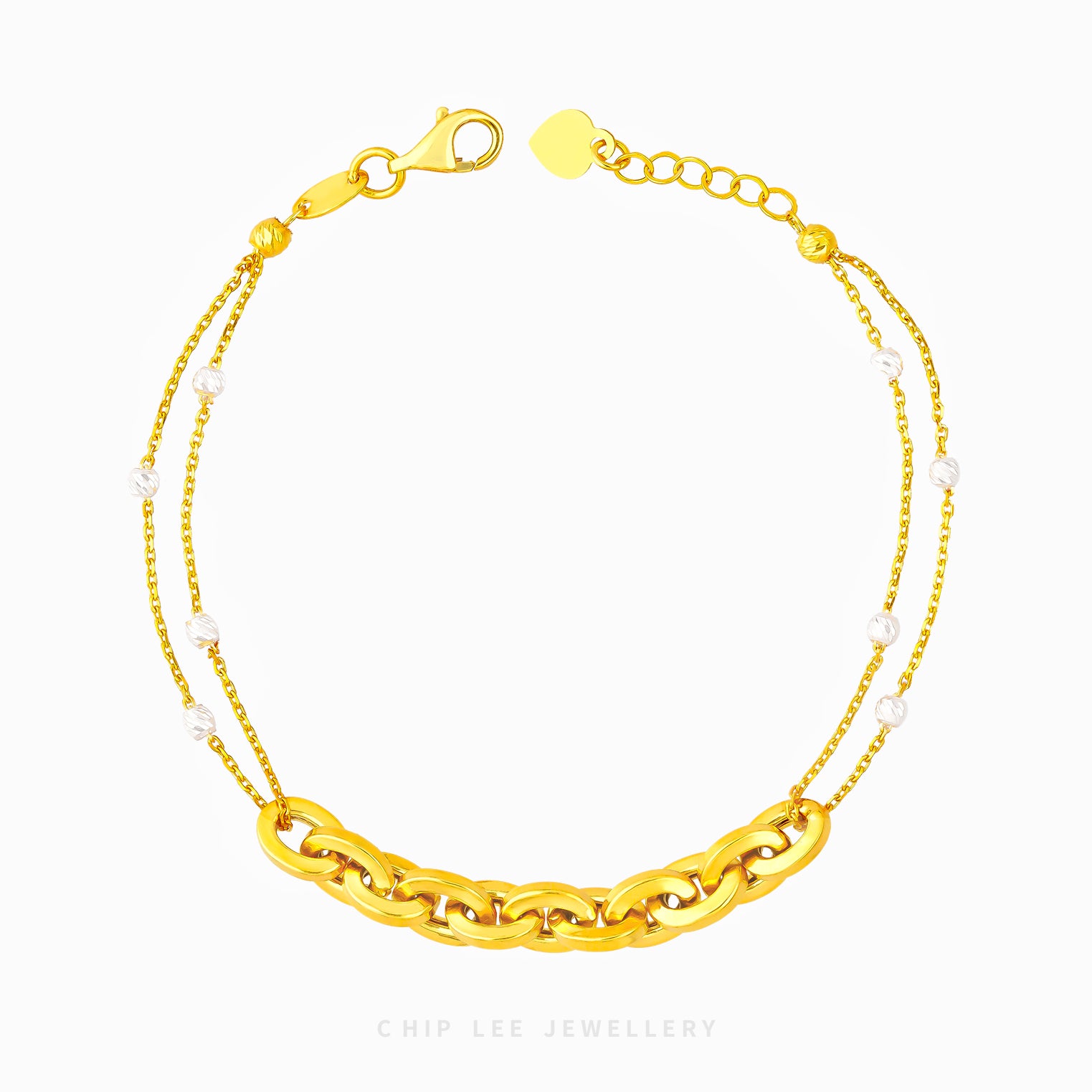 Duo Tone Mixed Chain Bracelet - Chip Lee Jewellery