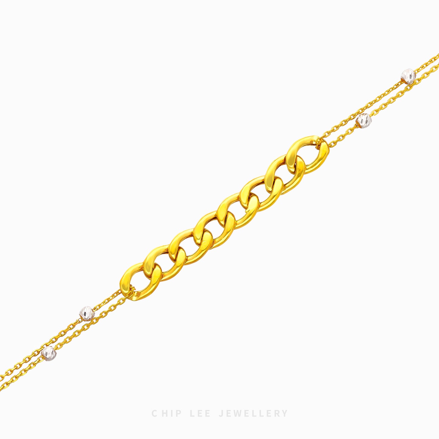 Duo Tone Mixed Chain Bracelet - Chip Lee Jewellery