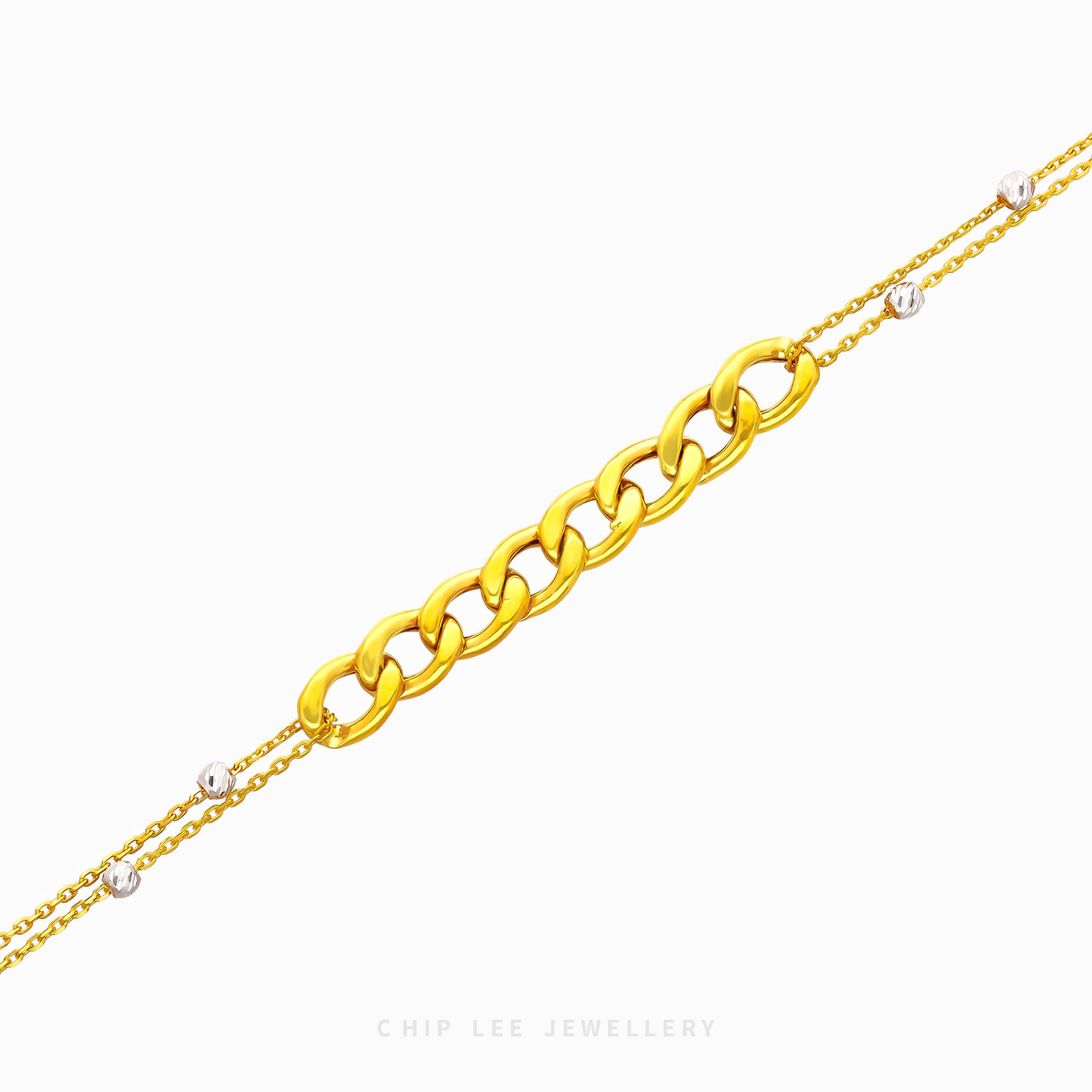 Duo Tone Mixed Chain Bracelet - Chip Lee Jewellery