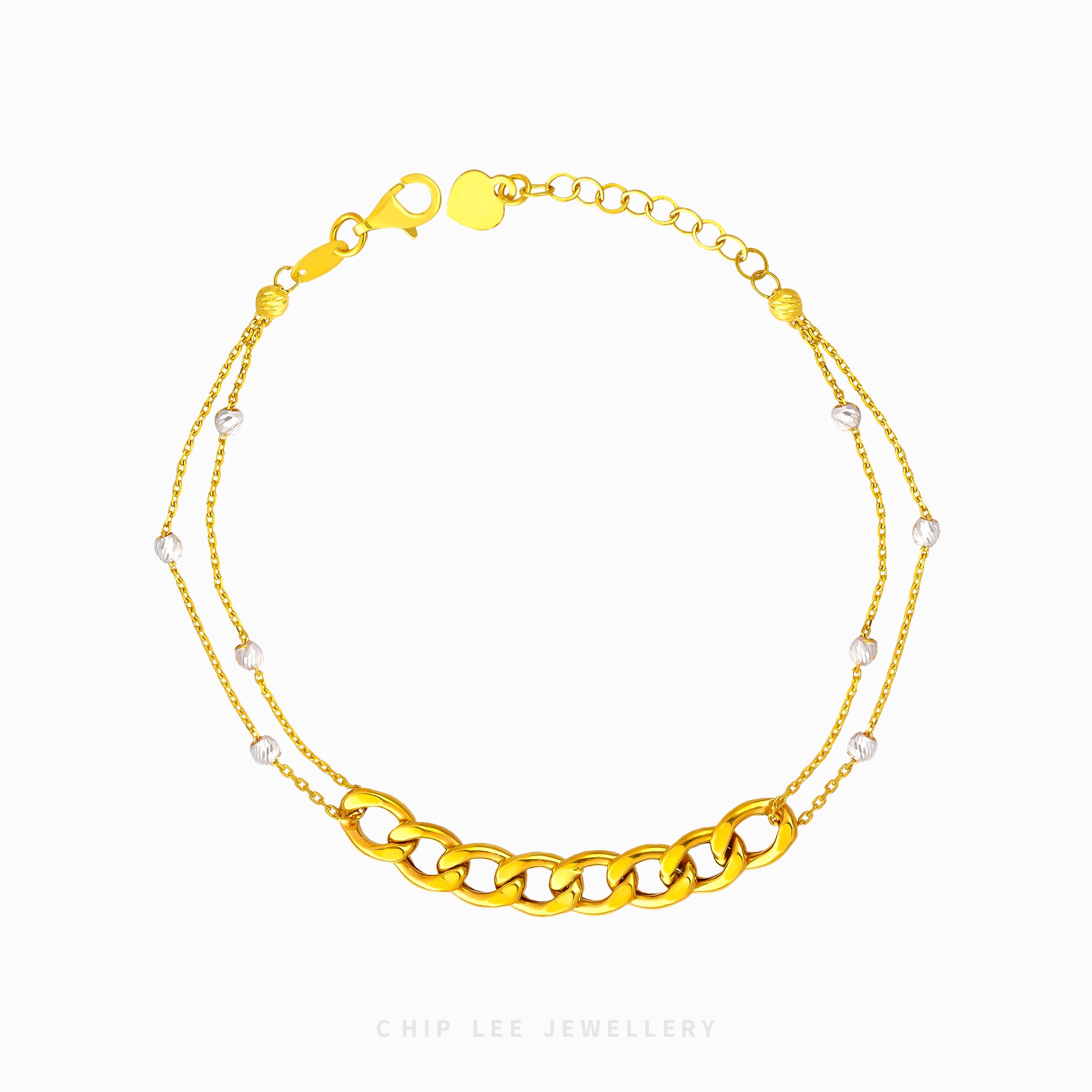 Duo Tone Mixed Chain Bracelet - Chip Lee Jewellery